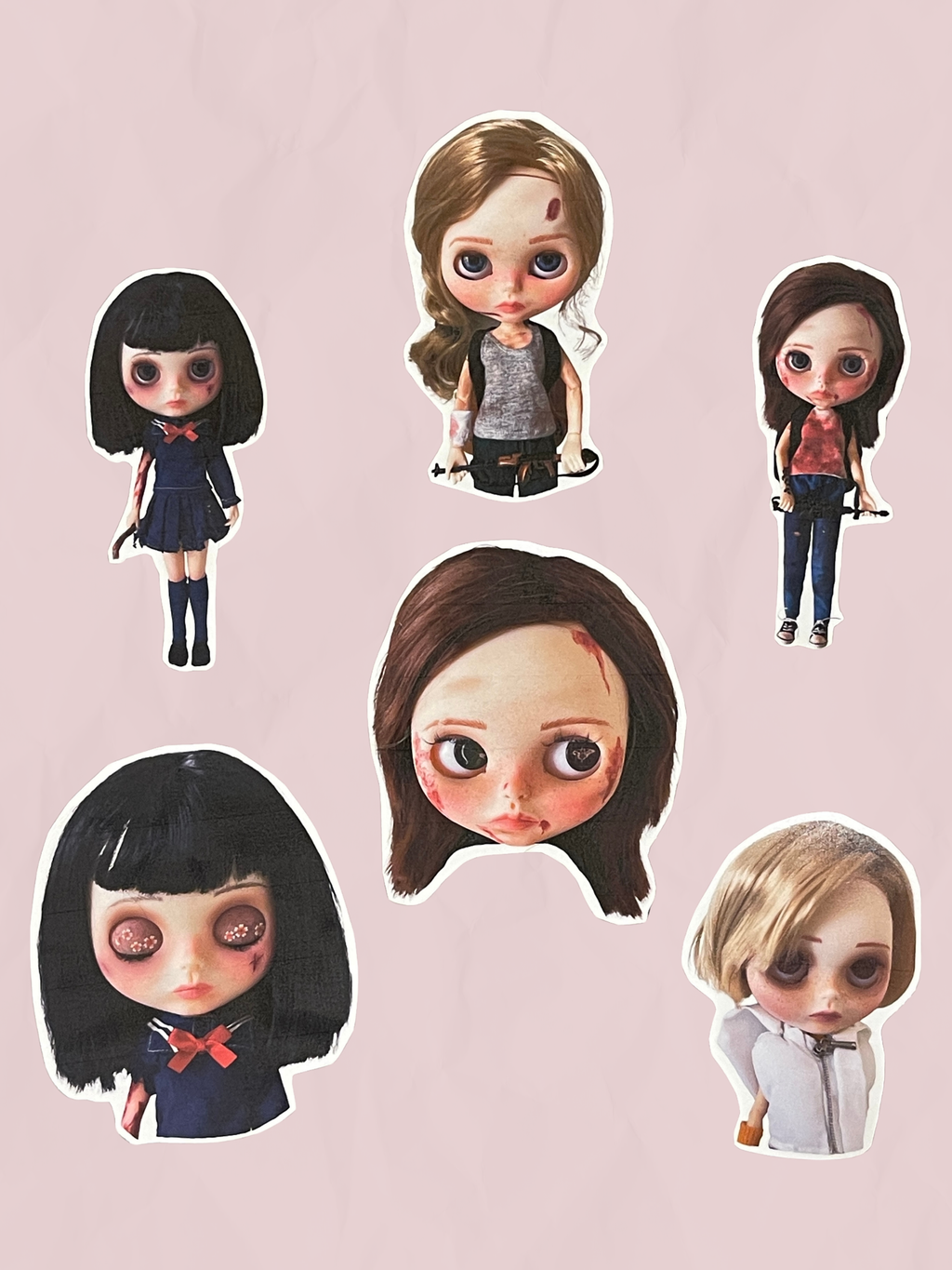 horror game sticker set