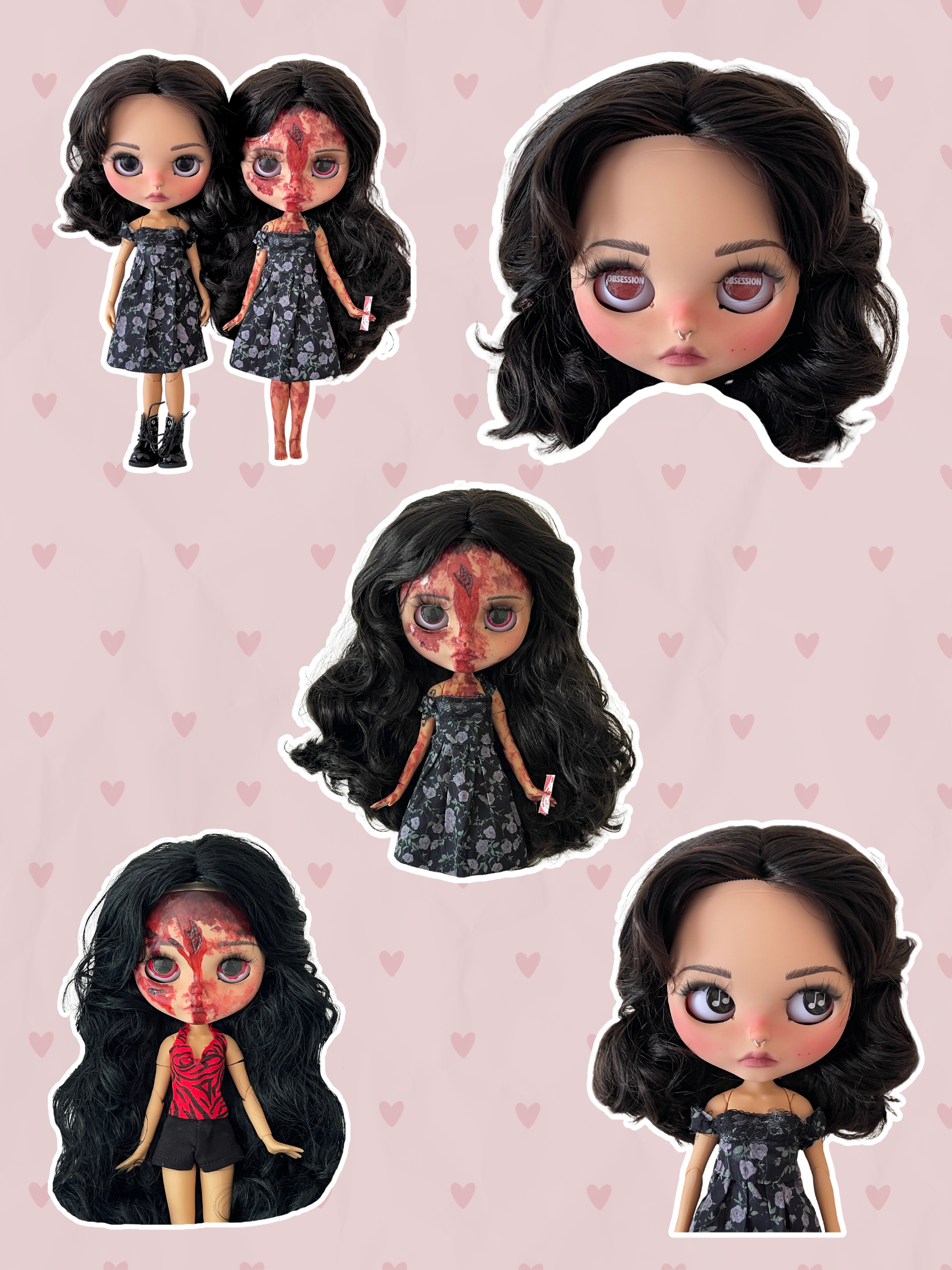 one wish sticker set