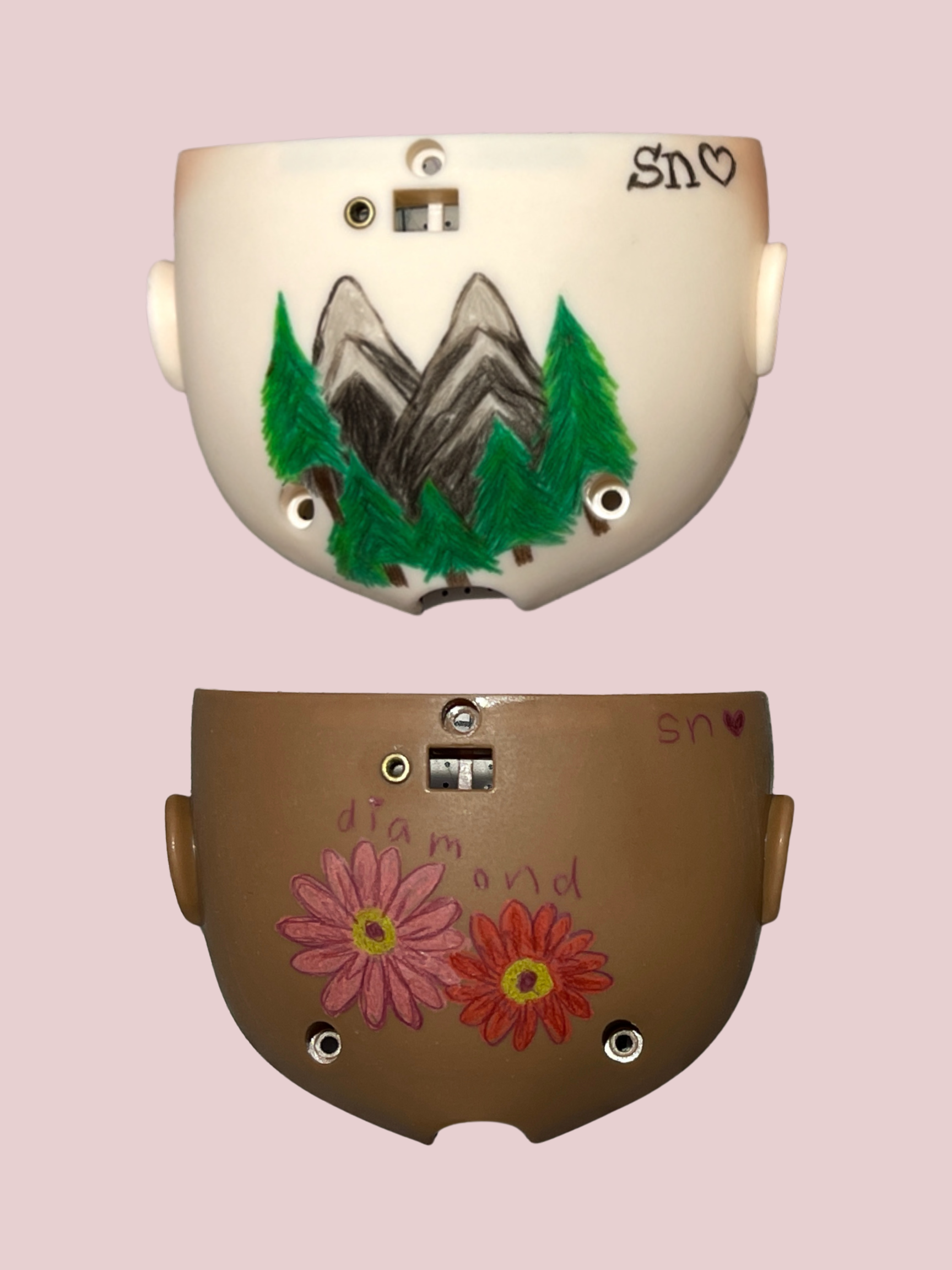 custom faceplate and backplate